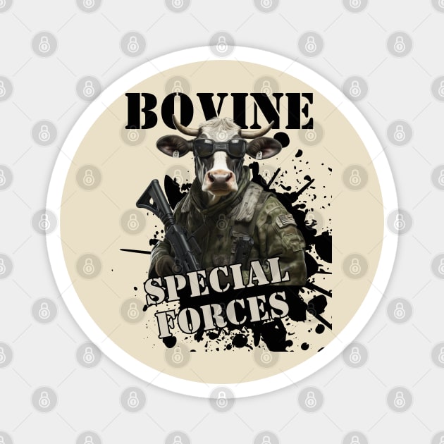 Bovine Special Forces Magnet by WarFX Designs